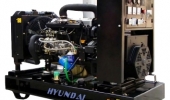 Дизельный генератор 44 квт Hyundai DHY60KE открытый (на раме) с АВР - новый