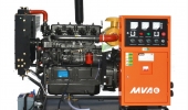 Дизельный генератор 30 квт MVAE АД-30-230-АР открытый (на раме) с АВР - новый