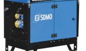 Дизельный генератор 4,68 квт SDMO DIESEL-6000-E-SILENCE в кожухе с АВР - новый