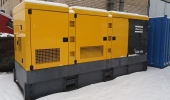 Б/у Дизельный генератор 400 квт Atlas Copco QAS-500 в кожухе